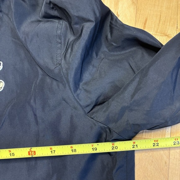 Disney Parks Mickey Mouse Windbreaker Jacket Medium Rain Black Hooded Travel - Picture 5 of 10